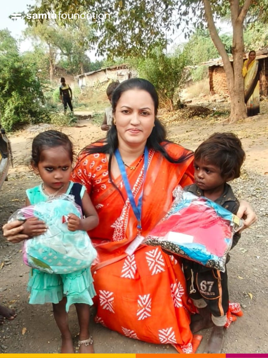 samta_fdn's tweet photo. This World Tailors Day, 28 February 2026 ✂️✨

Samta Foundation celebrated the power of skill with purpose.

Dresses lovingly stitched by our students and community women were distributed to marginalized and orphaned children.

Stitching not just clothes, but dignity and hope. https://t.co/7IlX52OlXG