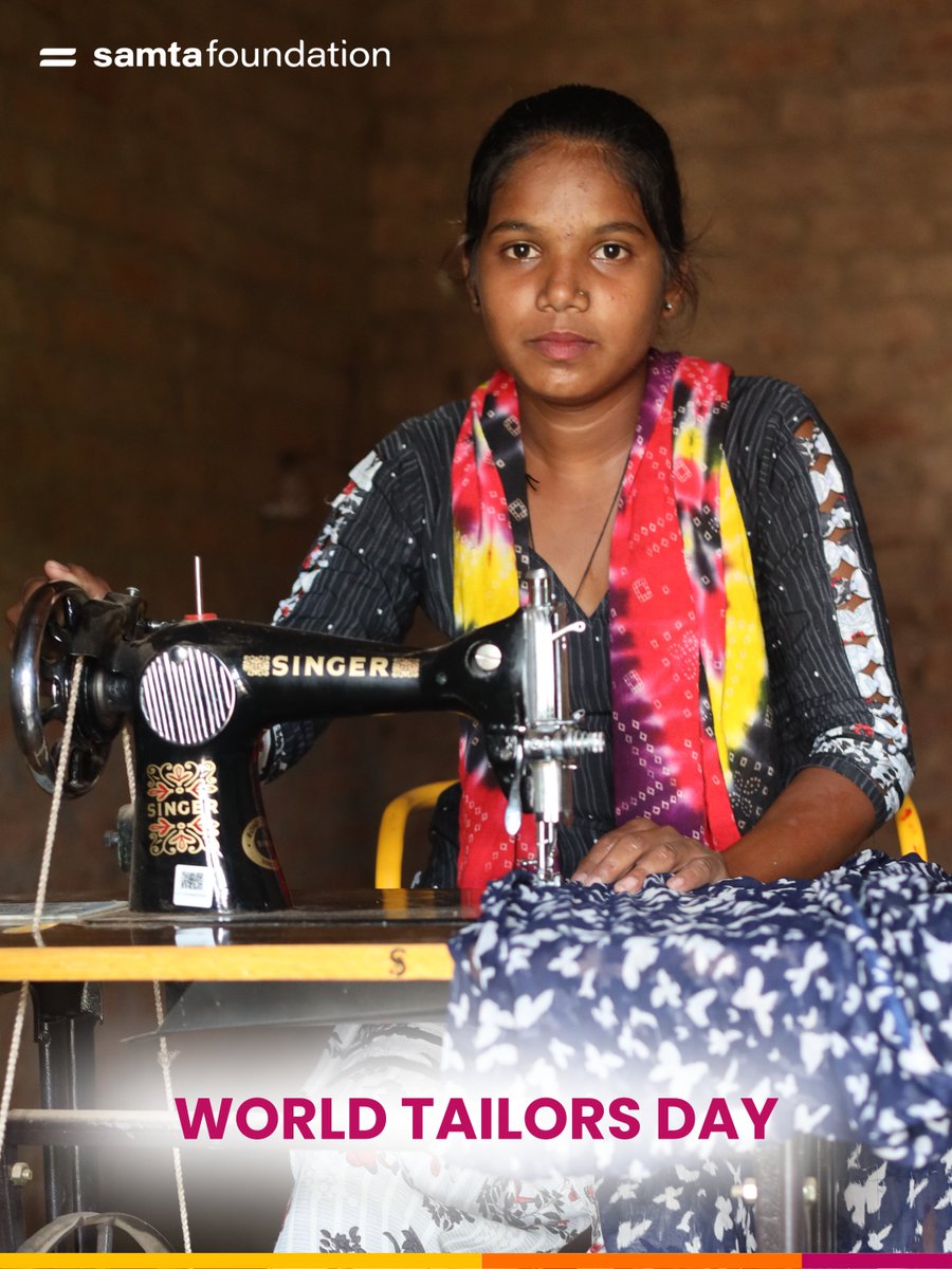 samta_fdn's tweet photo. This World Tailors Day, 28 February 2026 ✂️✨

Samta Foundation celebrated the power of skill with purpose.

Dresses lovingly stitched by our students and community women were distributed to marginalized and orphaned children.

Stitching not just clothes, but dignity and hope. https://t.co/7IlX52OlXG