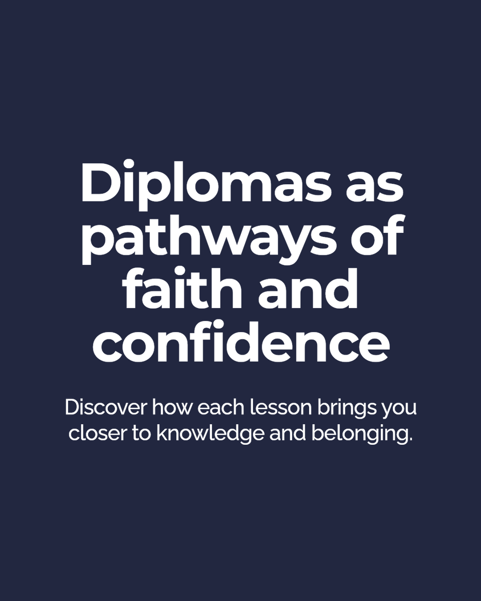 BradMusCollege's tweet photo. Ever wondered how a diploma course can change your personal growth? Diplomas aren't just qualifications—they're pathways of faith, understanding, and confidence. At Bradford Muslim College, every lesson is a step closer to knowledge and community. Ready to start your path? https://t.co/f3ThoUT2WD