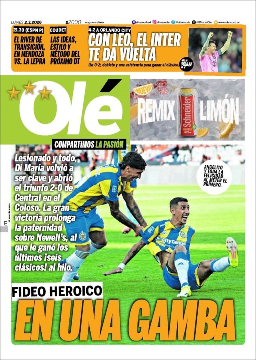 🦵🏼🇺🇦 EN UNA GAMBA | #LaTapaDeOlé Lunes 2 de marzo 📰