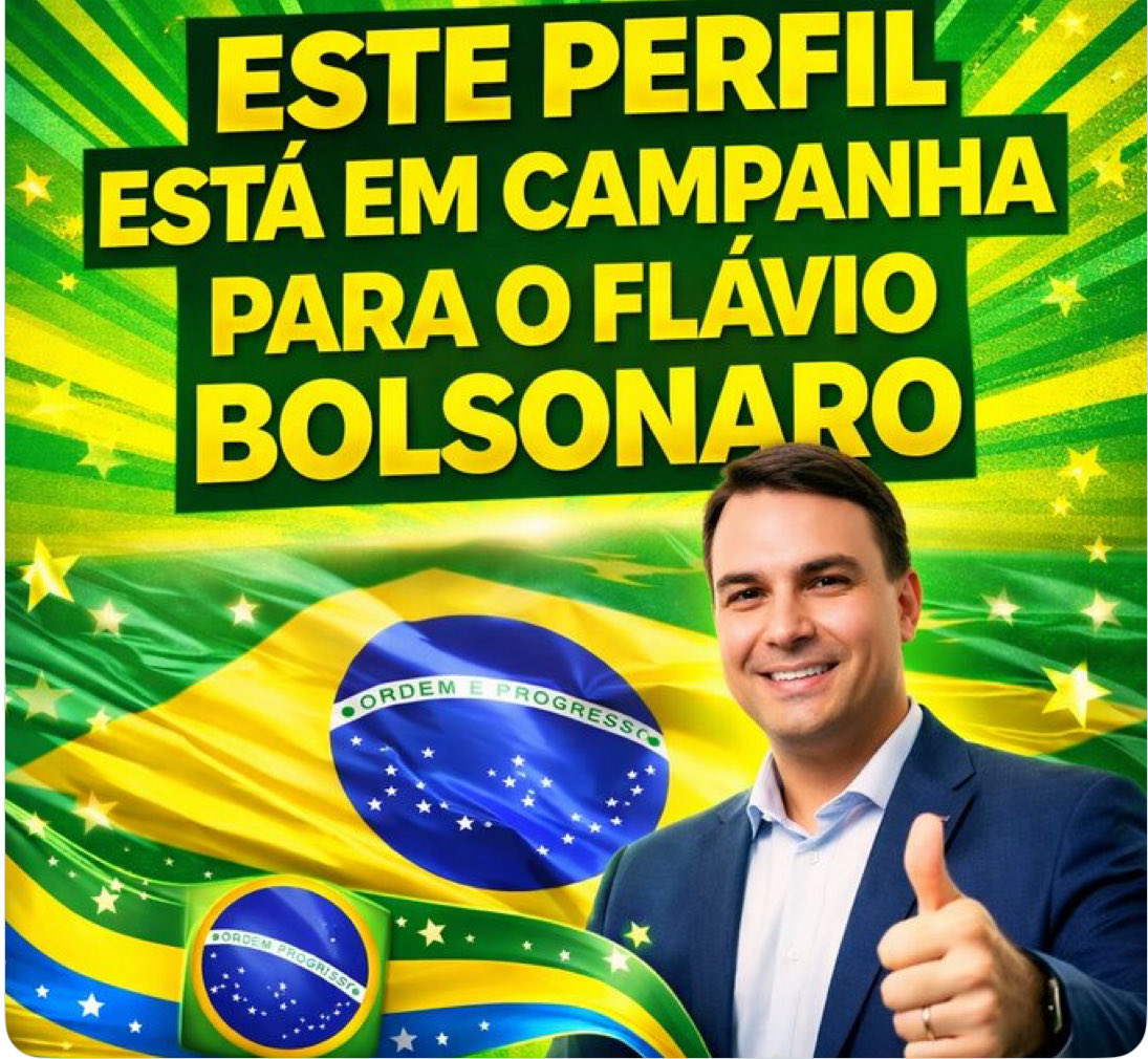 welsi12's tweet photo. Flávio Bolsonaro 2026. https://t.co/7lJkzBqPgz