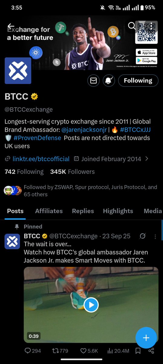 Awesome giveaway by <a href="/BTCCexchange/">BTCC</a>! 💎 Best of luck to everyone. 🍀
Tagging my friend <a href="/Cryptoahan/">anan chy (29.1.26)</a> 
My TRC20 Address: TQvi1j4DAqX72aiL2v1hdpZt5gqTp3jtVX
 #BTCCBestCEX #GIVEAWAY