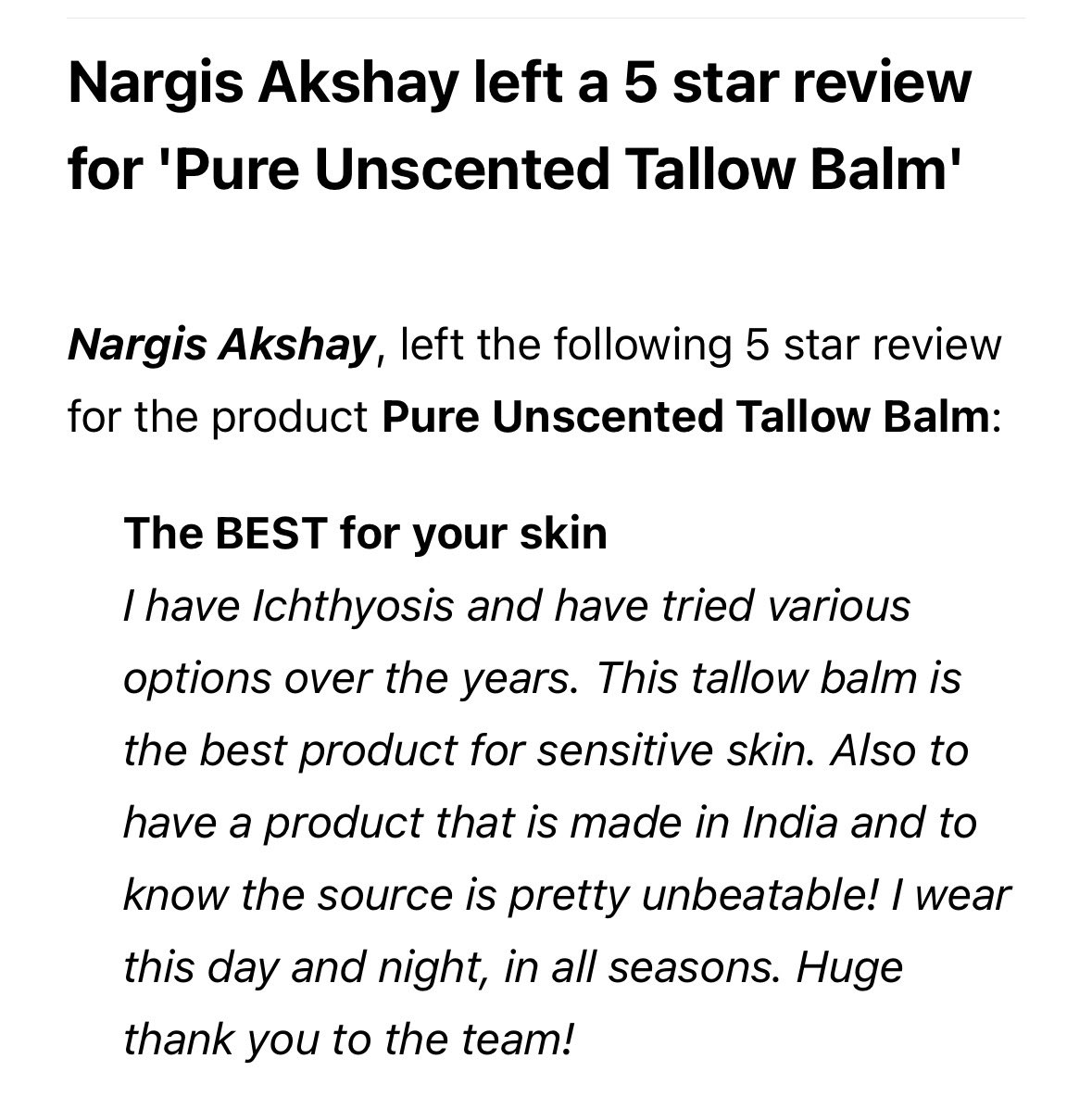 Vineet | India’s First Tallow Balm Maker tweet media