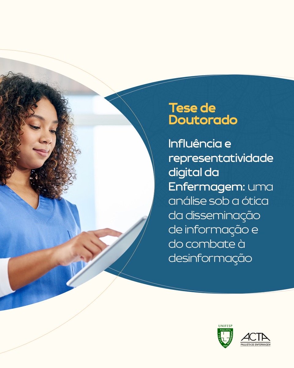 🔔 Foi publicado na <a href="/ActaPaulEnferm/">Acta Paul Enferm</a>

🔗 sl1nk.com/1jHvJ

#epeunifesp #ActaPaulistadeEnfermagem #ape #desinformação #influenciadoresemsaude