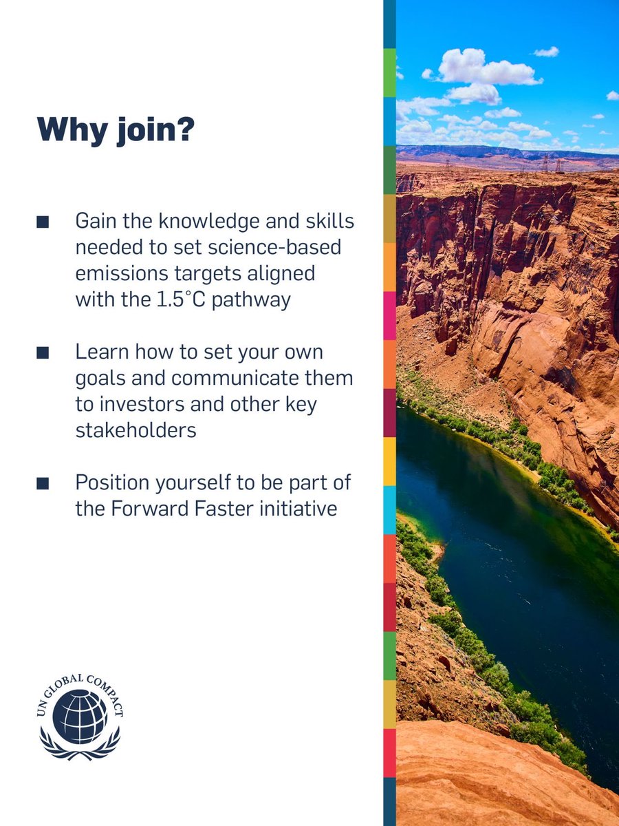 GCNIndia's tweet photo. ⭐ Applications are now open for the 2026 Climate Ambition Accelerator by United Nations Global Compact!

This 6-month programme supports companies in setting #ScienceBasedTargets aligned with the 1.5°C pathway and advancing toward net-zero by 2050.

🔗 Learn more & apply: https://t.co/Ek0Oq9LXAr

For details, connect with Dr. Somnath Singh (PhD) & Anwesha Sarma.

#ClimateAction #UNGCNI