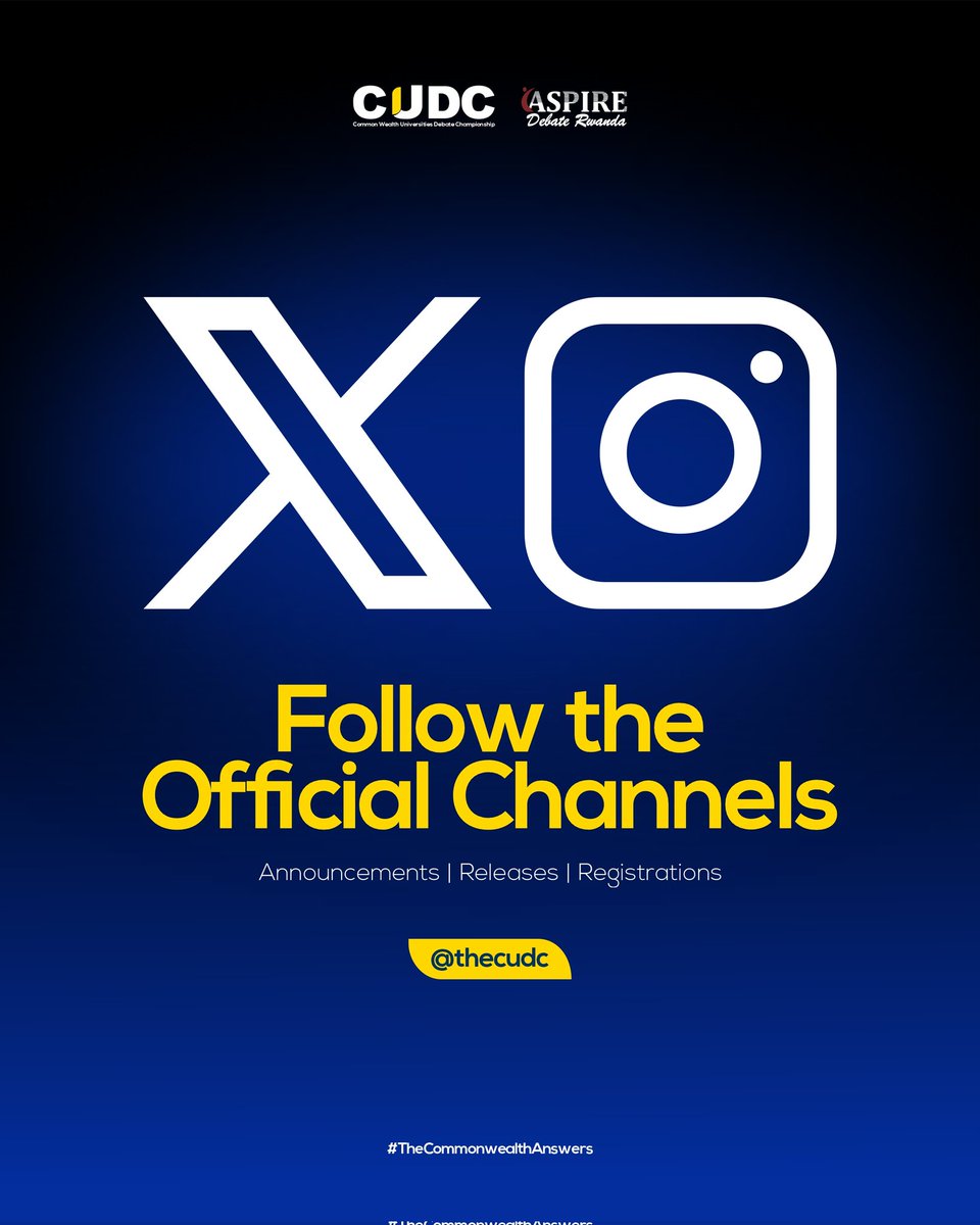 Commonwealth Universities' Debating Championship tweet media