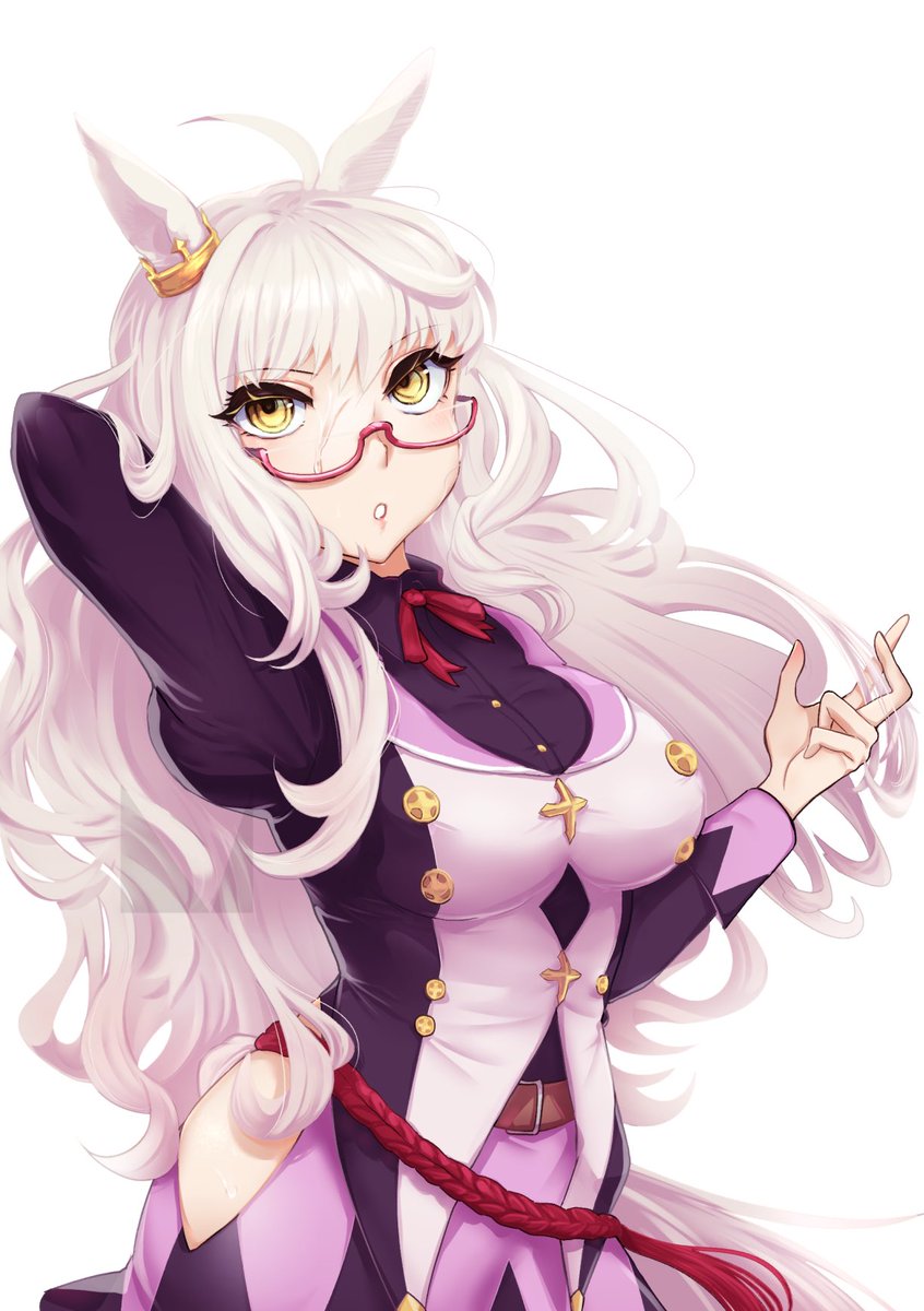 #イラスト練習中 
#ウマ娘 
#ビワハヤヒデ
