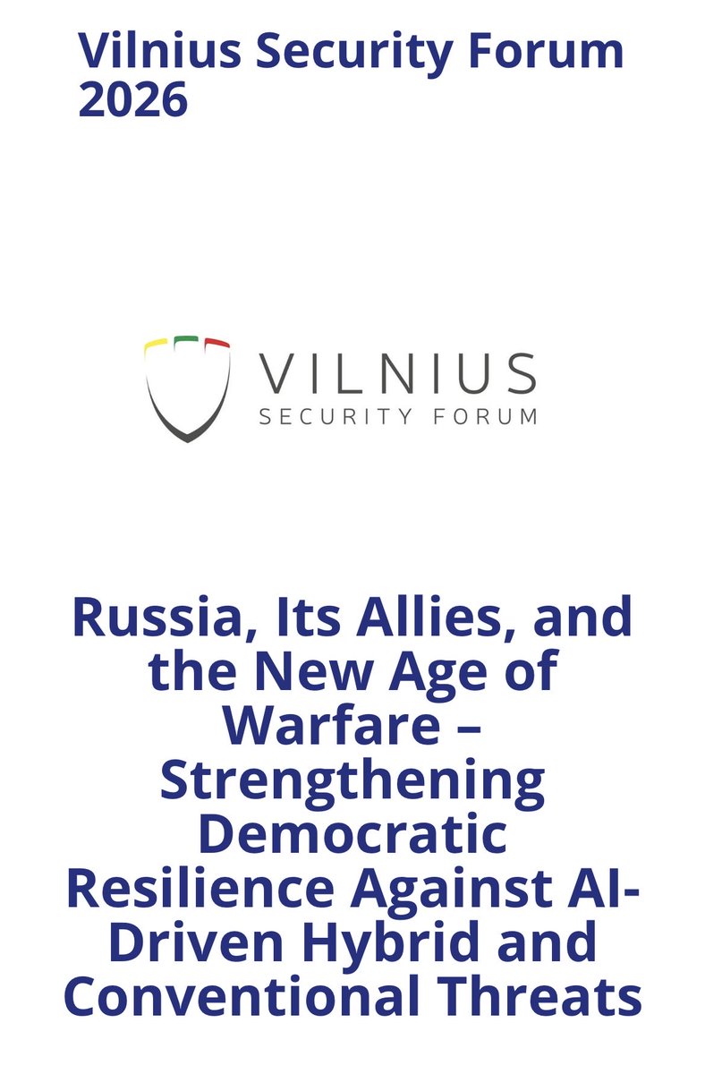wojcikrp's tweet photo. Thanks to COL(R) #VaidotasMalinionis / #VilniusSecurityForum #VSF for the opportunity to discuss Poland’s efforts in #TotalDefense.
https://t.co/Qv385hABb9
Poland is undertaking ambitious initiatives aimed at preparing for crisis and war. Strides have been made, but work remains including:
(1) Building #EasternShield, synchronizing efforts with the Lithuanian🇱🇹/Baltic States’ #BalticDefenseLine, and #USArmyEurope’s #USAREUR’s #EasternFlankDeterrenceLine #EFDL,
(2) Strengthening Economic resilience including an “All the above approach” regarding Energy, Cyber/Digitization, STEM-education, Tech/Innovation, Defense Industry, Infrastructure - Ports/Airports, Highways, Rail; Poland must boost efforts to speed up the vital regional #ThreeSeasInitiative #3SI, and 🇵🇱’s #CentralTransportHub #CPK,
(3) Establishing an alert and crisis-management system that’s understood and rehearsed with all Poles,
(4) Establishing local and individual preparedness including a robust shelter system,
(5) Preparing for Allied reinforcement and bolstering Allied cross-border defense, as in the innovative Polish-Lithuanian plan to establish a cross-border training area to increase deterrence and defense of the #SuwałkiCorridor,
(6) Protecting critical infrastructure at home, and under the #BalticSea with the EU/NATO,
(7) Further arming, developing and exersizing Active, Territorial and Reserve forces including with 🇺🇸/Allied forces in #JointAllDomainOperations #JADO. Exercises and drills cannot focus only on the Armed forces/security services, but must routinely include all government, business and society.
Poland is fast becoming NATO’s #EastFlank | #EastenFront bastion, and role model in defense preparedness organizing strong “Deterrence by Denial” #DBD. Even so, Russia is increasing hybrid attacks on Europe, especially against Poland and other EastFlank Allies with cyber, drones, shadow-fleet, migrants, balloons, poisoning, physical-sabotage, and more.
It’s time for NATO/EU to go far beyond loud verbal condemnations and “enhanced monitoring,” in the face of 🇷🇺attacks on Allies. While strengthening DBD, NATO must simultaneously prepare and conduct targeted response-operations against Russia ie, “Deterrence by Punishment” #DBP operations. Until then, Russia’s hybrid tempo only increases becoming more dangerous and more lethal.
Gen #TadeuszKościuszko, who fought a few Russians in his time (and others) was a master of DBD. He also understood the crucial role of DBP in securing victory. He’s a hero of 🇵🇱🇱🇹 and 🇺🇸, and his example, should be looked to in how we Must deal with Russia today. That is, a healthy mix of DBD and DBP is how #PeaceThroughStrength is achieved.
Thanks to 🇱🇹Colonel(ret) #VaidotasMalinionis, Director, 🇱🇹 #NationalDefenseFoundation and Organizer of the vital VSF.
https://t.co/Qv385hABb9
#PolandLithuaniaUSA #PLUS
#KościuszkoHeroOf3Nations🇵🇱🇱🇹🇺🇸
#FYFAO