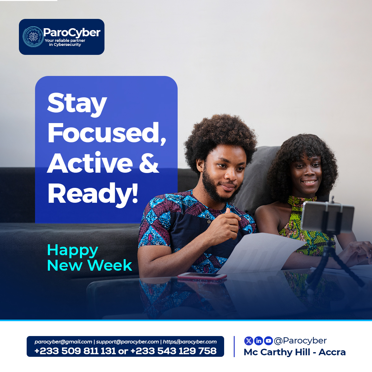 ParoCyber's tweet photo. A new week means new opportunities to strengthen your skills, secure your future, and stay ahead in cybersecurity.

At ParoCyber, we’re committed to helping you build real-world expertise and more.

Stay focused. Stay secure. Stay learning.

Let’s make this week productive. https://t.co/PoTiujIpkT