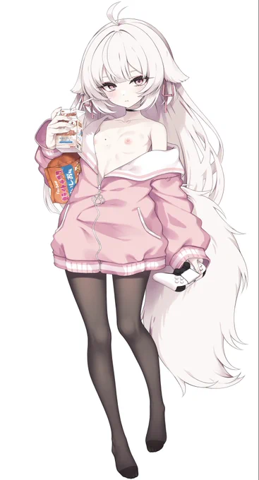 のじゃロリ狐神ちゃんの立ち絵です