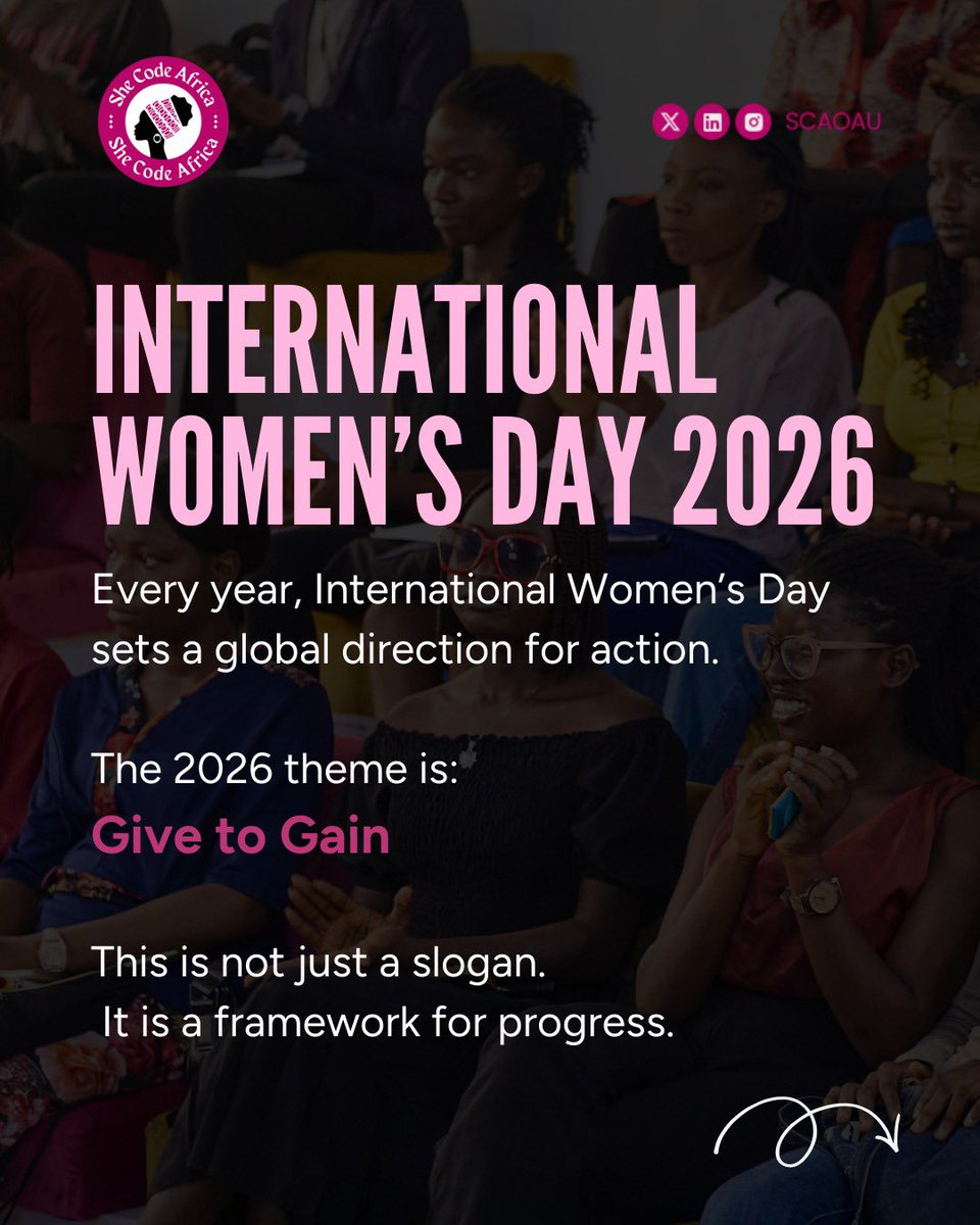 SCAOAU's tweet photo. There is something powerful about women who choose to pour into each other. In shared wisdom, in gentle encouragement, in opening doors and creating space, we build more than opportunities. We build legacy. Giving is not a loss; it is an exchange of strength,and possibility. https://t.co/yobdwmAOVL