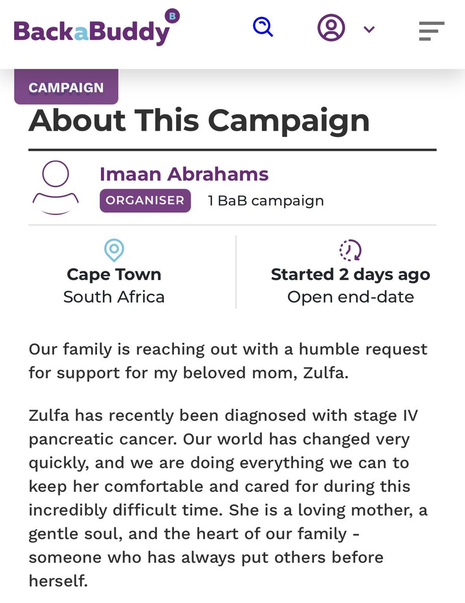 shebysheray's tweet photo. My partner’s beautiful mum has been diagnosed with stage IV pancreatic cancer. As you can imagine, it has been an extremely tough and overwhelming time. We are reaching out for help with the costs of care. 

If you are able to donate or even just share, we are deeply grateful 💜 https://t.co/OIBdbDPceo