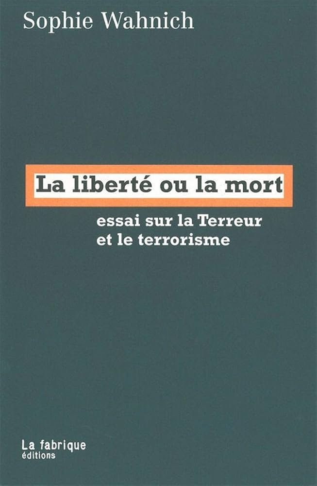 Vraiment si vous ne devez lire qu'un seul livre sur la terreur je ne peux que vous conseiller l'excellent essai de Sophie Wahnich. D'une richesse heuristique remarquable pour un livre d'une centaine de pages seulement