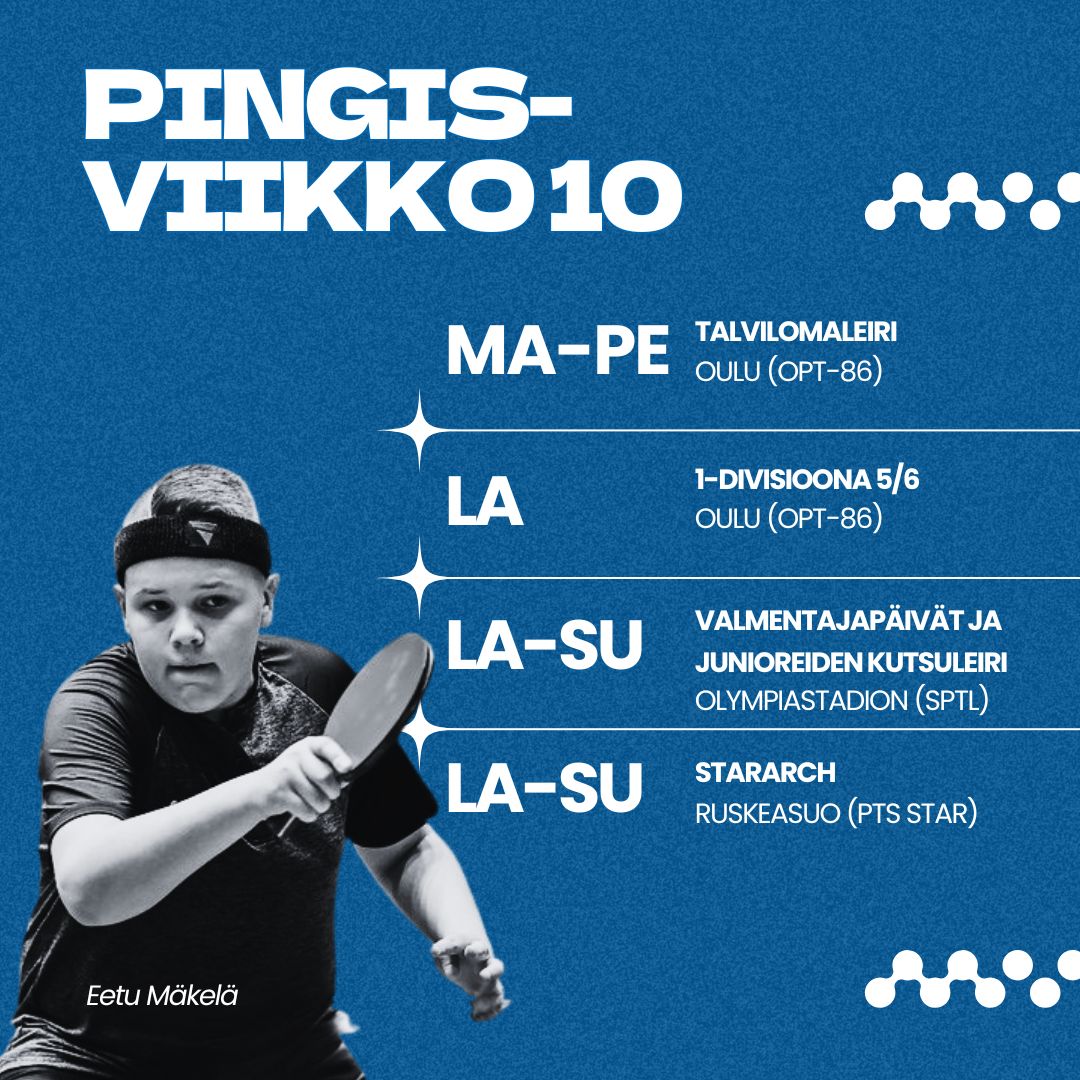 Suomen Pöytätennisliitto tweet media