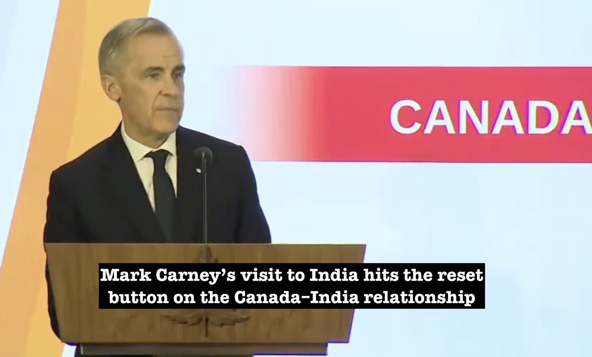 Mark Carney’s India visit signals a shift from crisis management to economic statecraft — with CEPA talks, uranium cooperation, critical minerals alignment &amp; innovation partnerships back on the table.

Read more:
 nriaffairs.com/mark-carneys-v…
#CanadaIndia #MarkCarney #Trade