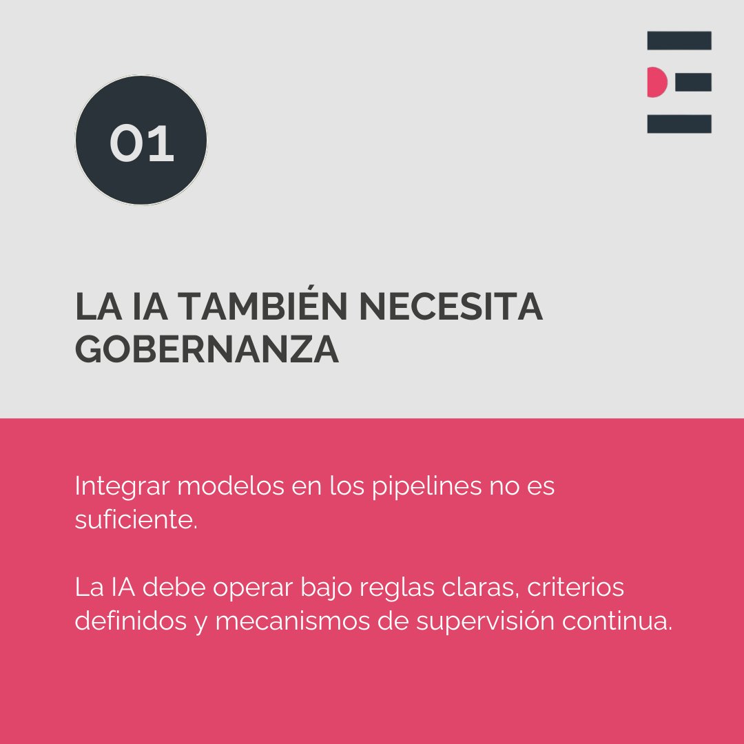 SentrioVSM's tweet photo. Integrar IA en DevOps es sencillo. Gobernarla correctamente no tanto. Cuando automatizamos decisiones con modelos, necesitamos supervisión, métricas y límites claros. Conoce las claves para una gobernanza de la IA bien planteada.

#IA #DevOps #MLOps https://t.co/uEHtf5Coug