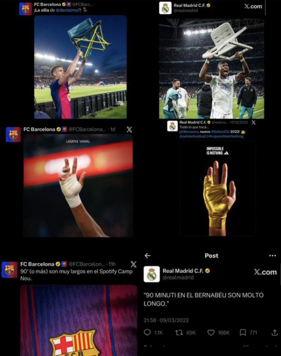 Siempre han vivido acomplejados a la sombra del Real Madrid.