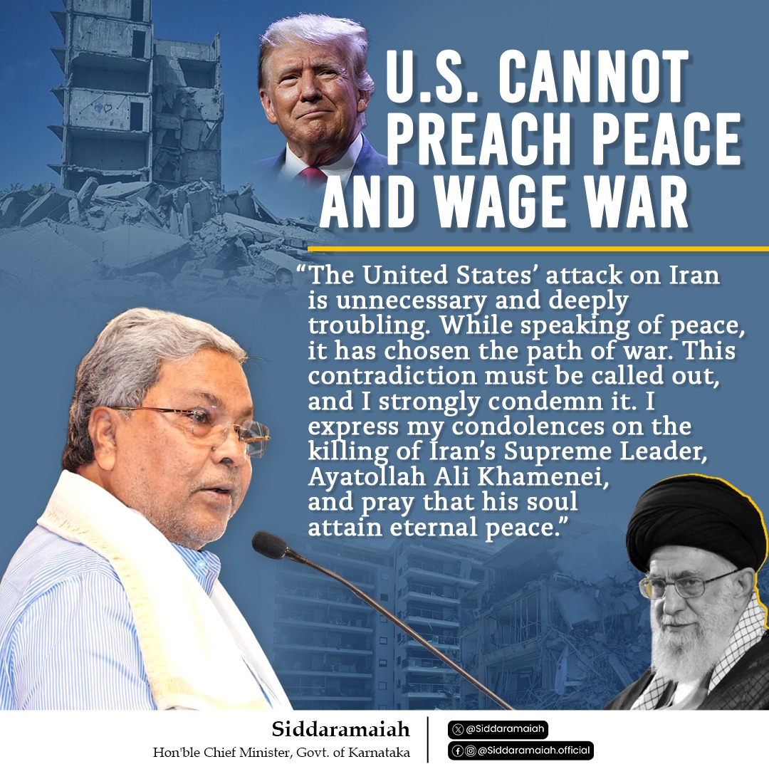 Siddaramaiah tweet media