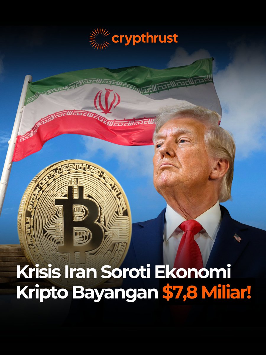 crypthrust's tweet photo. Industri kripto makin ruwet aja, semoga ga ada Perang Dunia 3 yaaa 😱

#Crypthrust #Bitcoin #Iran https://t.co/ZpnVVpO1u8