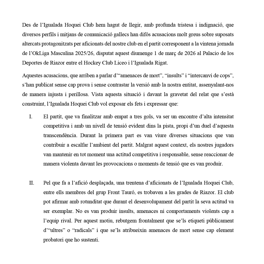 Igualada Hoquei Club tweet media