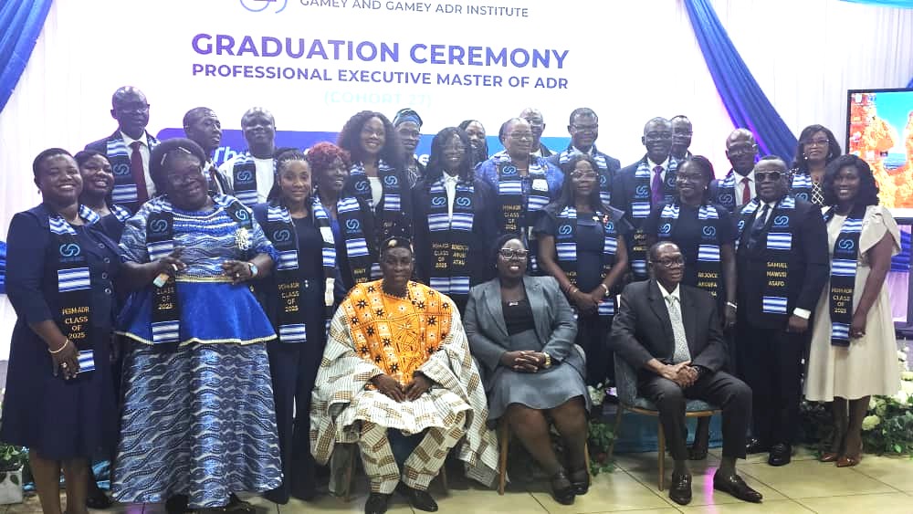 AustinGamey3's tweet photo. What a powerful way to begin March 2026. This past weekend in Accra, together with my colleagues at the Gamey and Gamey Group, we had the honour of celebrating the graduation of Cohort 27 of our PEM ADR Programme at the Gamey and Gamey ADR Institute — while also inducting Cohort 28, our 2026 class.

I am deeply grateful to Justice Angelina Mensah-Homiah, Justice of the Court of Appeal, for gracing the occasion on behalf of the Chief Justice, His Lordship Justice Paul Baffoe-Bonni. Your presence elevated the ceremony and inspired our new professionals.

Seeing another group of trained ADR practitioners step forward, ready to serve with competence and integrity, reminds me why this journey matters.

March has started with purpose. We continue building leaders in dispute resolution.