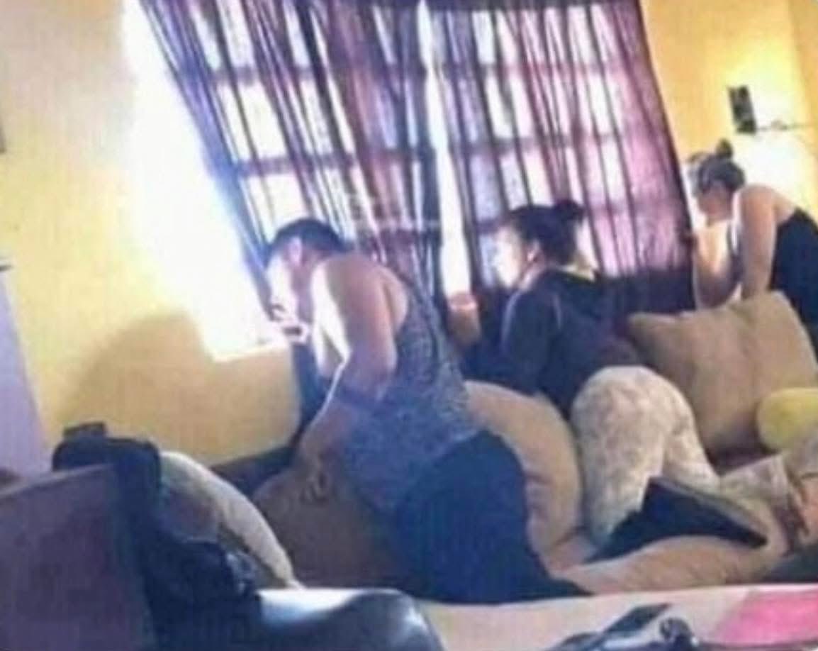 "Neighbors arguing"

Me and my family😭: