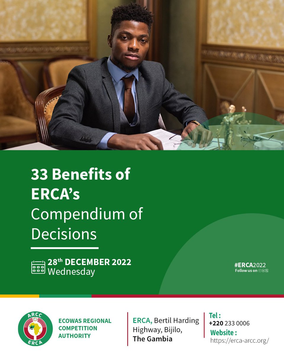 ECOWAS Regional Competition Authority Official tweet media