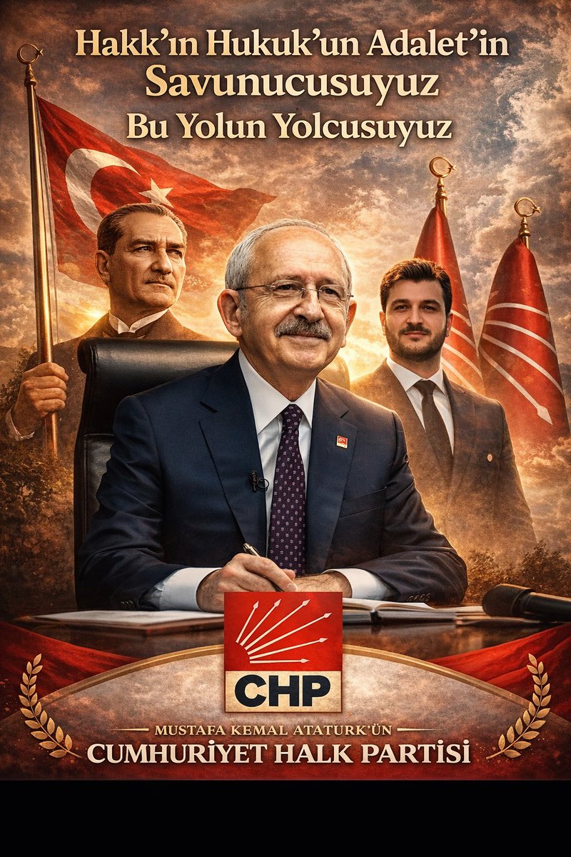 "Herkes Bilsin ki; Bu Partinin Düşmanlarını, Yine Bu Partinin Harem-i İsmetinde Boğmaya Muktediriz."
Sen Doğru Dur Eğri Belasını Bulur,,
<a href="/kilicdarogluk/">Kemal Kılıçdaroğlu</a>
<a href="/herkesicinCHP/">CHP 🇹🇷</a>