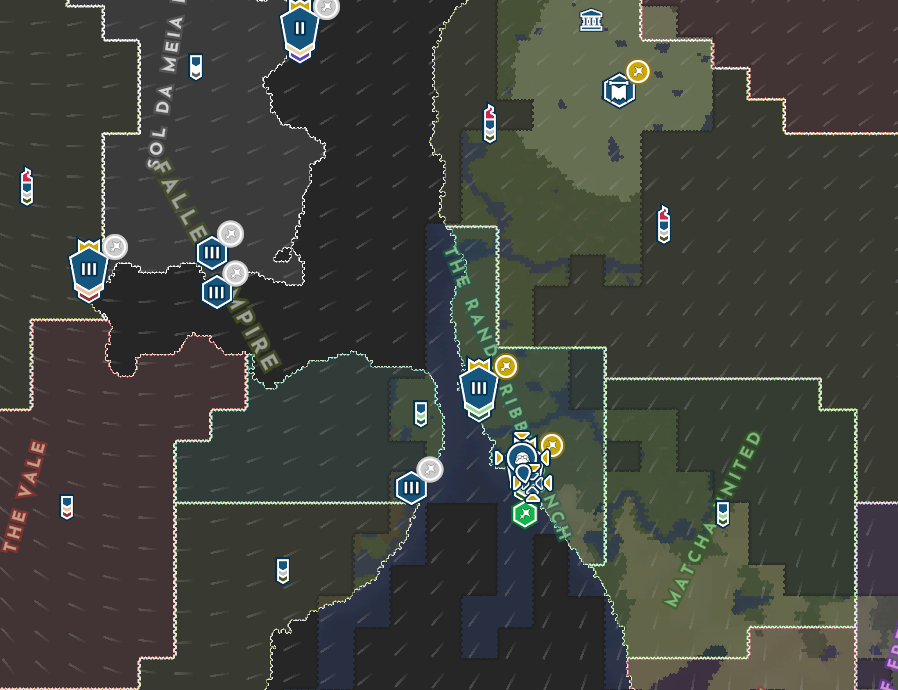 Bitcraft Interactive Map 帝国化&領地確保できました~! #bitcraft