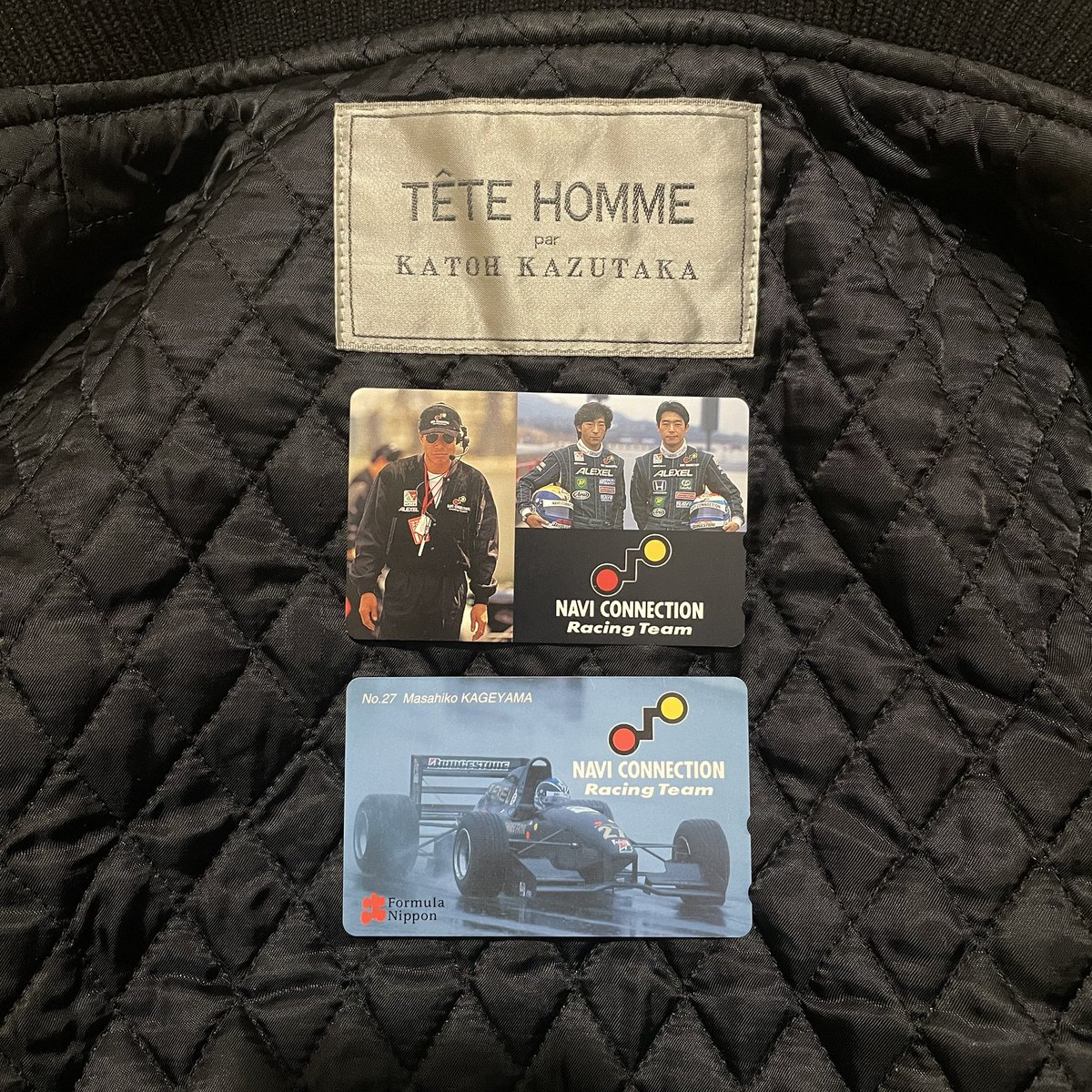 テットオムとティノラスのレーシングジャケットです！90年代に舘さんが