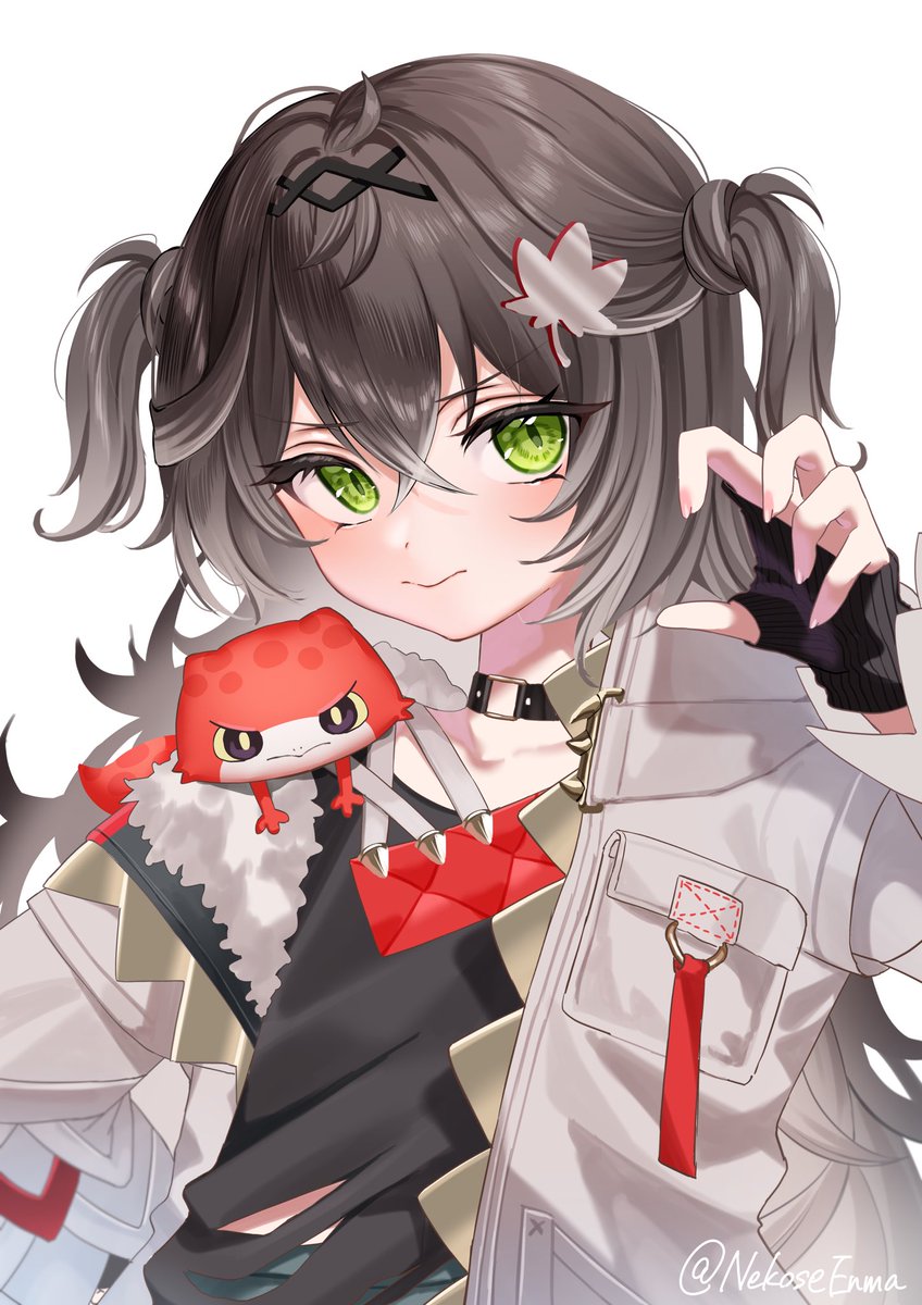 NekoseEnma's tweet photo. ちーたま🐉🌪
飼い主とペットって似るっていうよね🦎

 #とるね絵ど https://t.co/aNh6JYGO1p