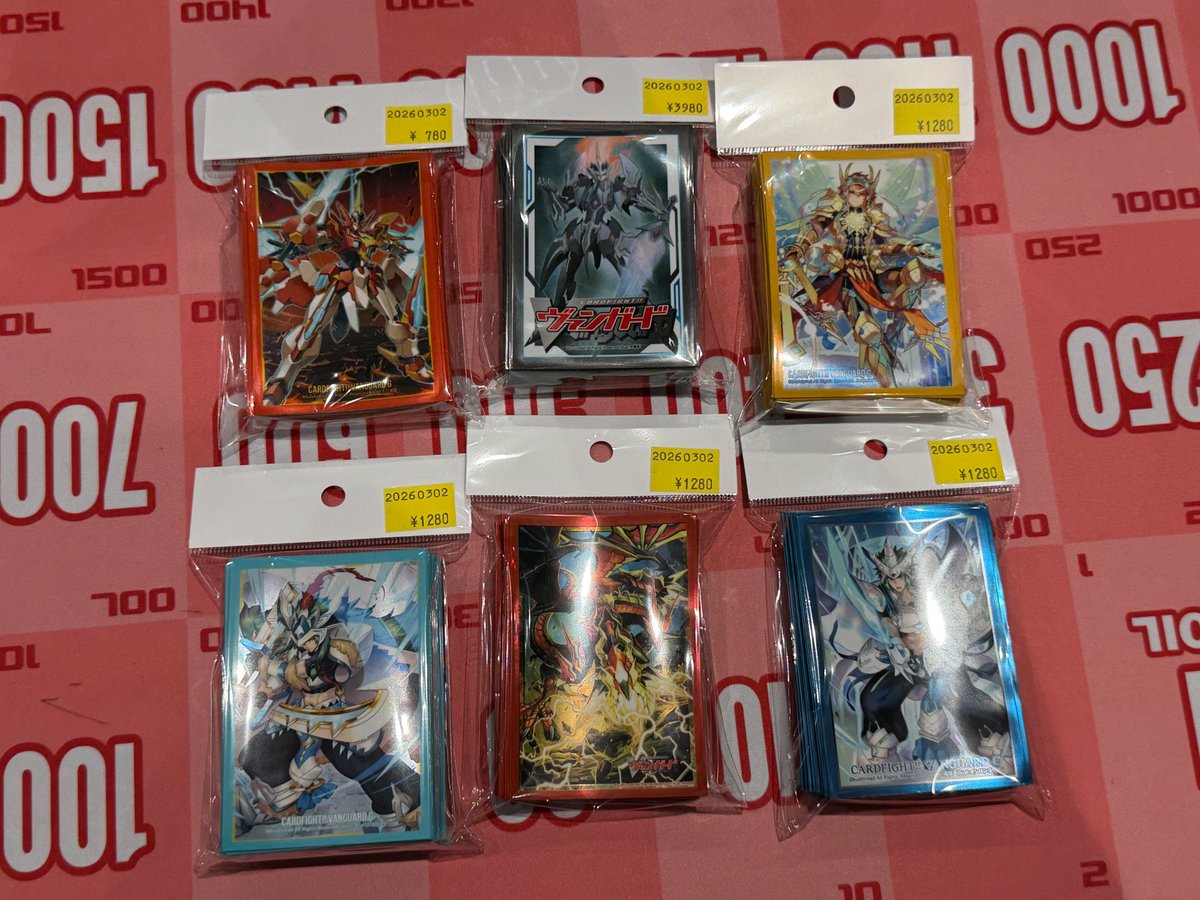 🔥ヴァンハッピー商品情報🔥】 各種開封済みスリーブ 入荷しました