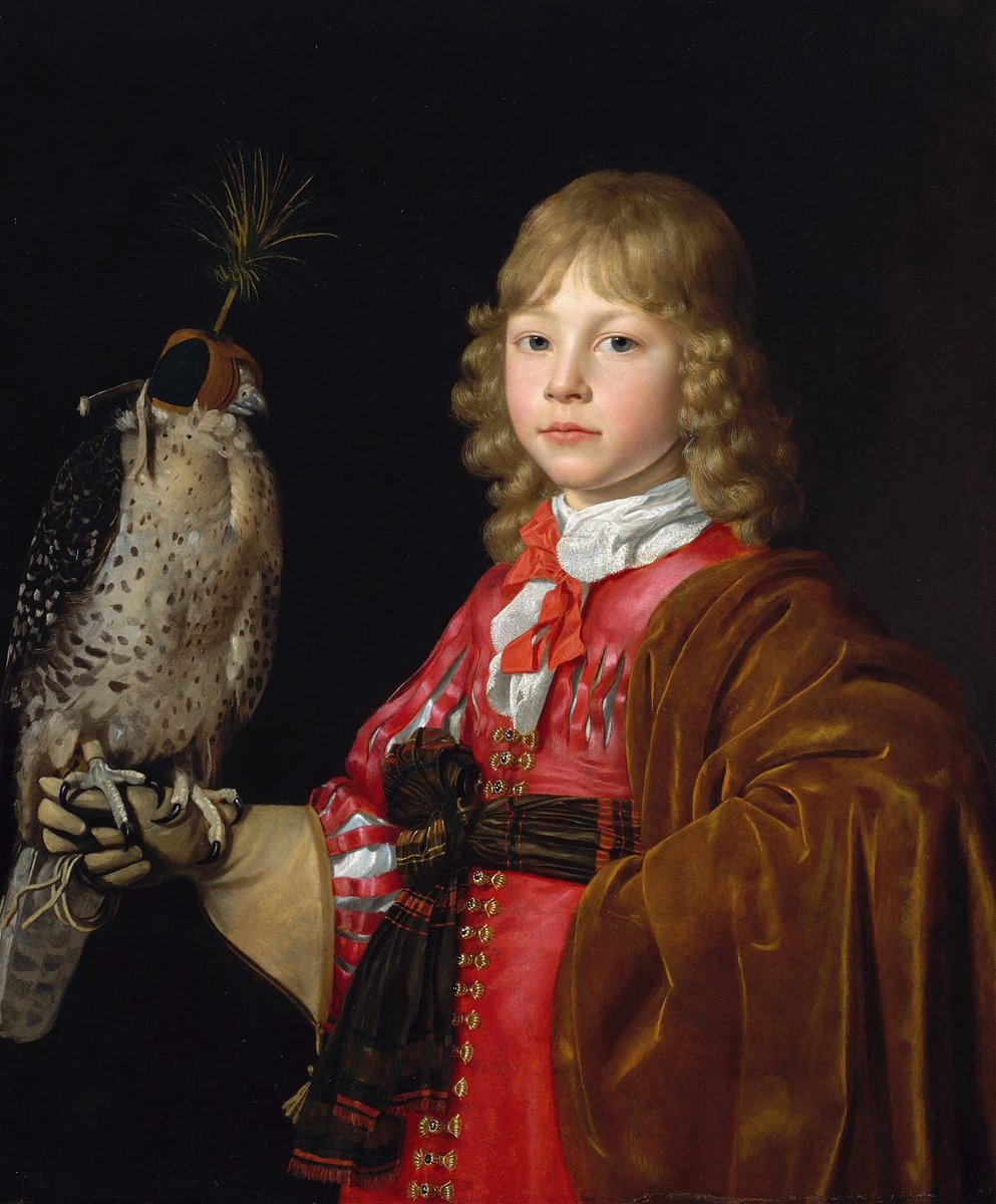 ivanik_oksana's tweet photo. Portrait of a Boy with a Falcon  
Painting by Wallerant Vaillant (Dutch, 1623-1677) https://t.co/nG8TBraO5l