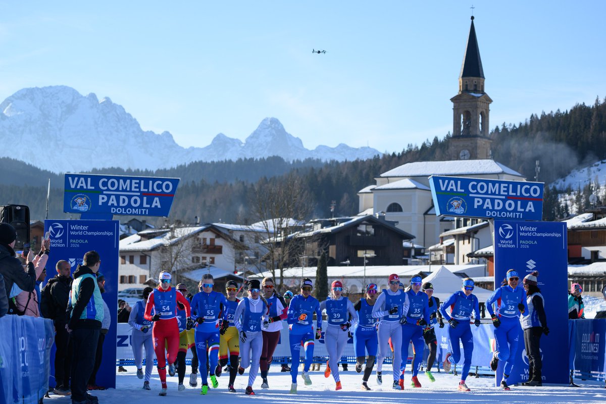 worldtriathlon's tweet image. Racing to remember at the Winter World Triathlon Championships

Elite women 🤝 Padola 🇮🇹

#WinterChamps #Multisport