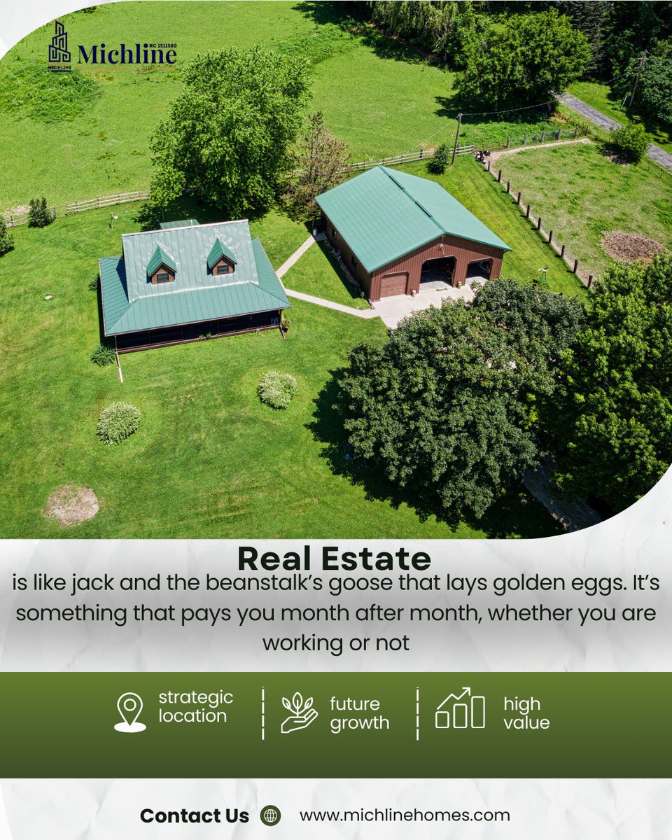 MichlineProsol1's tweet photo. Own assets that pay you back. Real estate is not an expense — it’s a wealth machine. Strategic location ✔ Future growth ✔ 
High value ✔ 
Start building passive income today.
#mondaymotivation #michlinehomes #newweeknewgoals #realestatenews https://t.co/YUledLs7l8