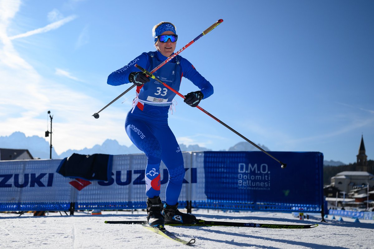 worldtriathlon's tweet image. Racing to remember at the Winter World Triathlon Championships

Elite women 🤝 Padola 🇮🇹

#WinterChamps #Multisport