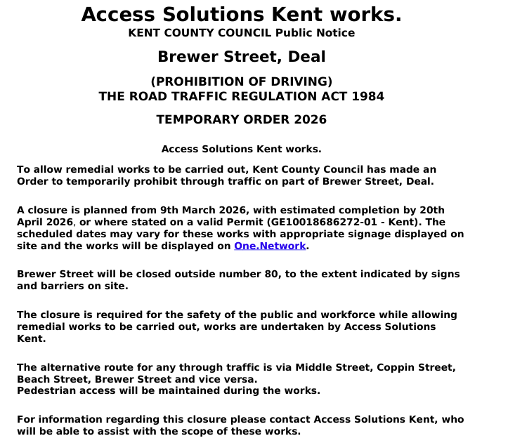 KCC Highways tweet media