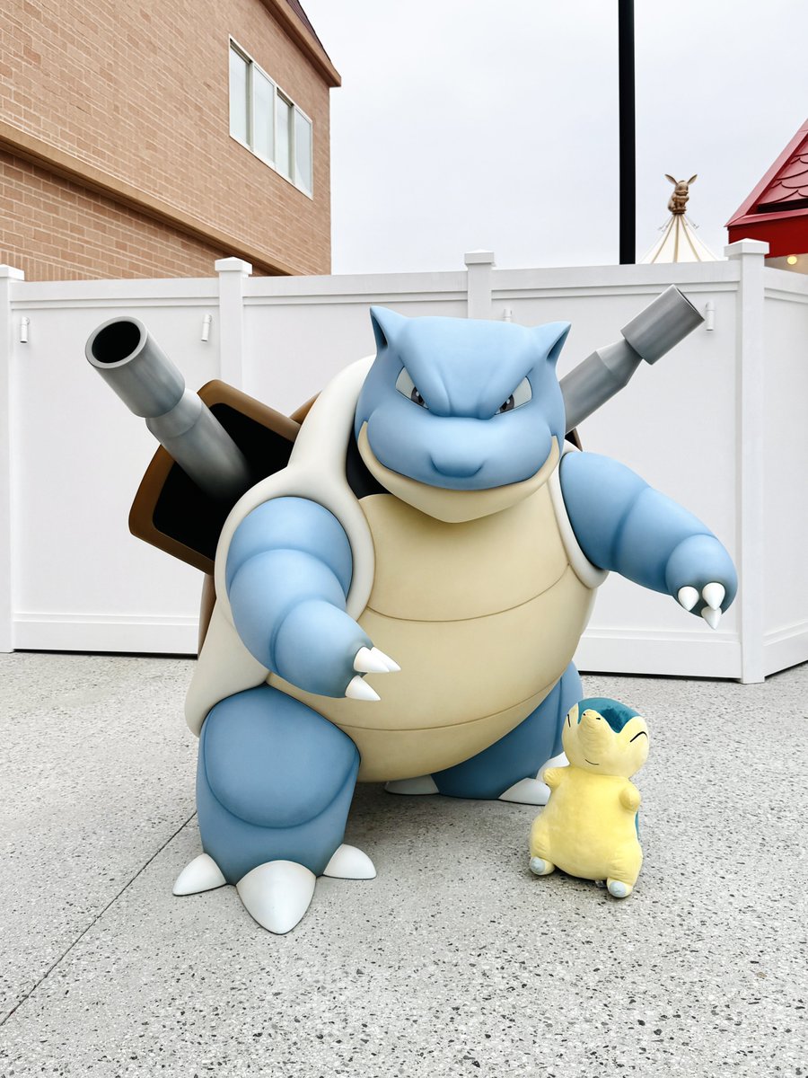 ギャラドス＆カメックスとヒノアラシ #ポケパークカントー