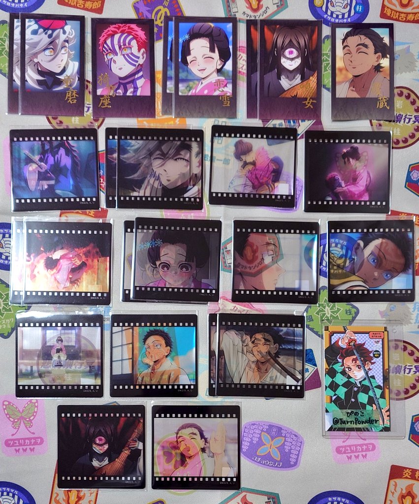 鬼滅の刃 DINING ダイニング お楽しみくじ クリアカード チェキ 缶