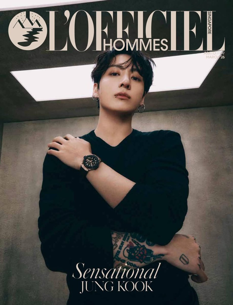.<a href="/BTS_twt/">방탄소년단</a> #JungKook บนปกนิตยสาร L’OFFICIEL HOMMES SINGAPORE ฉบับเดือนมีนาคม 2026

🔗 instagram.com/p/DVYEvxpEU4A/

#JungKookxHublot
