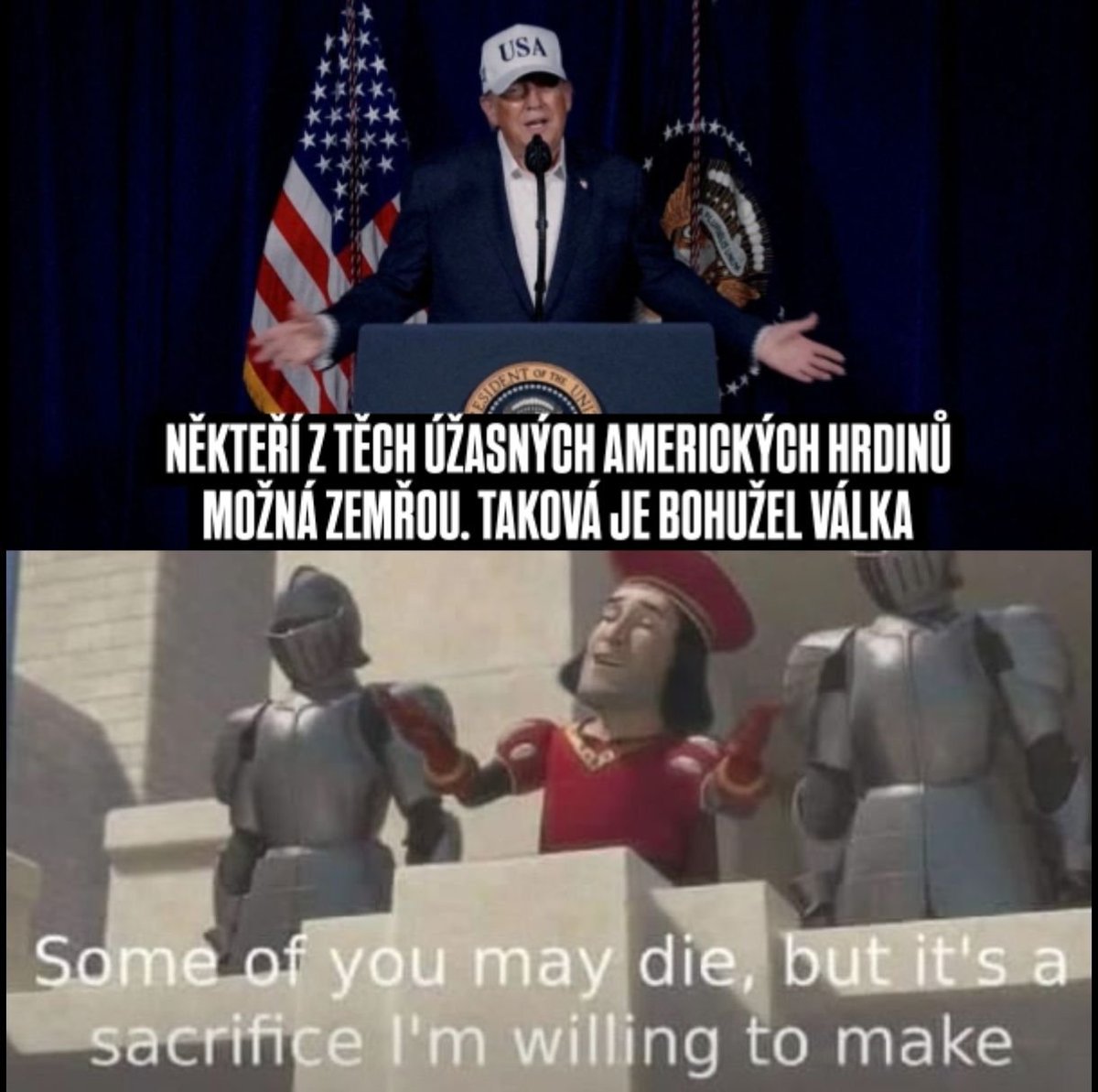 LukNosek2's tweet photo. Amerika nakonec políbí Írán a ten zůstane odporným zlobrem, ačkoliv doufal, že se stane princeznou.

A žili hnusně až do smrti. Konec, zvonec. https://t.co/qt5pNmSozR