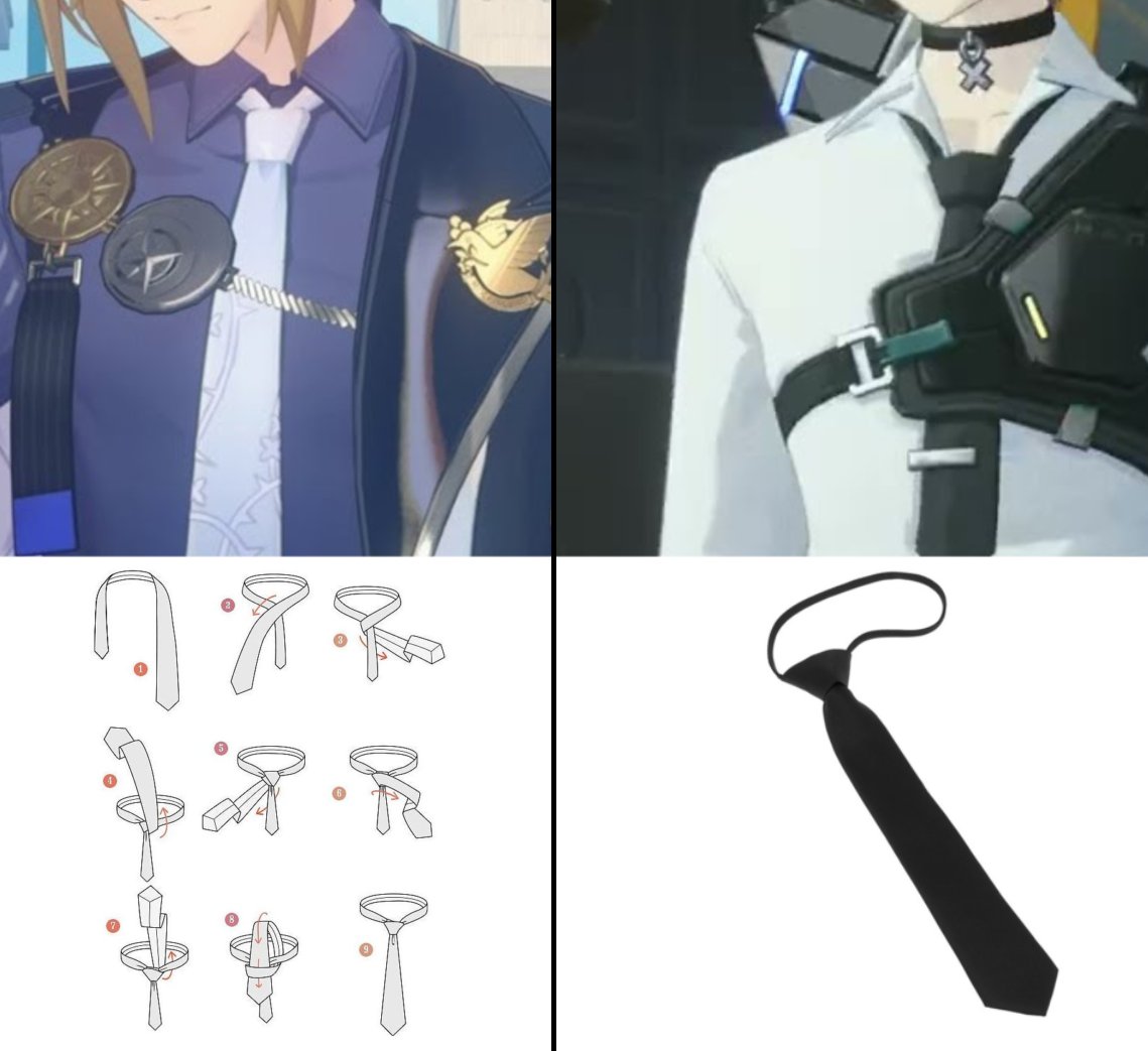 btw something I noticed a while ago
apparently Harumasa is so lazy that he even wears a tie that doesn't even need to be tied, on purpose