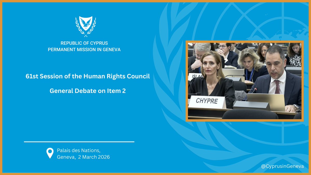Cyprus Mission in Geneva 🇨🇾 🇺🇳 tweet media