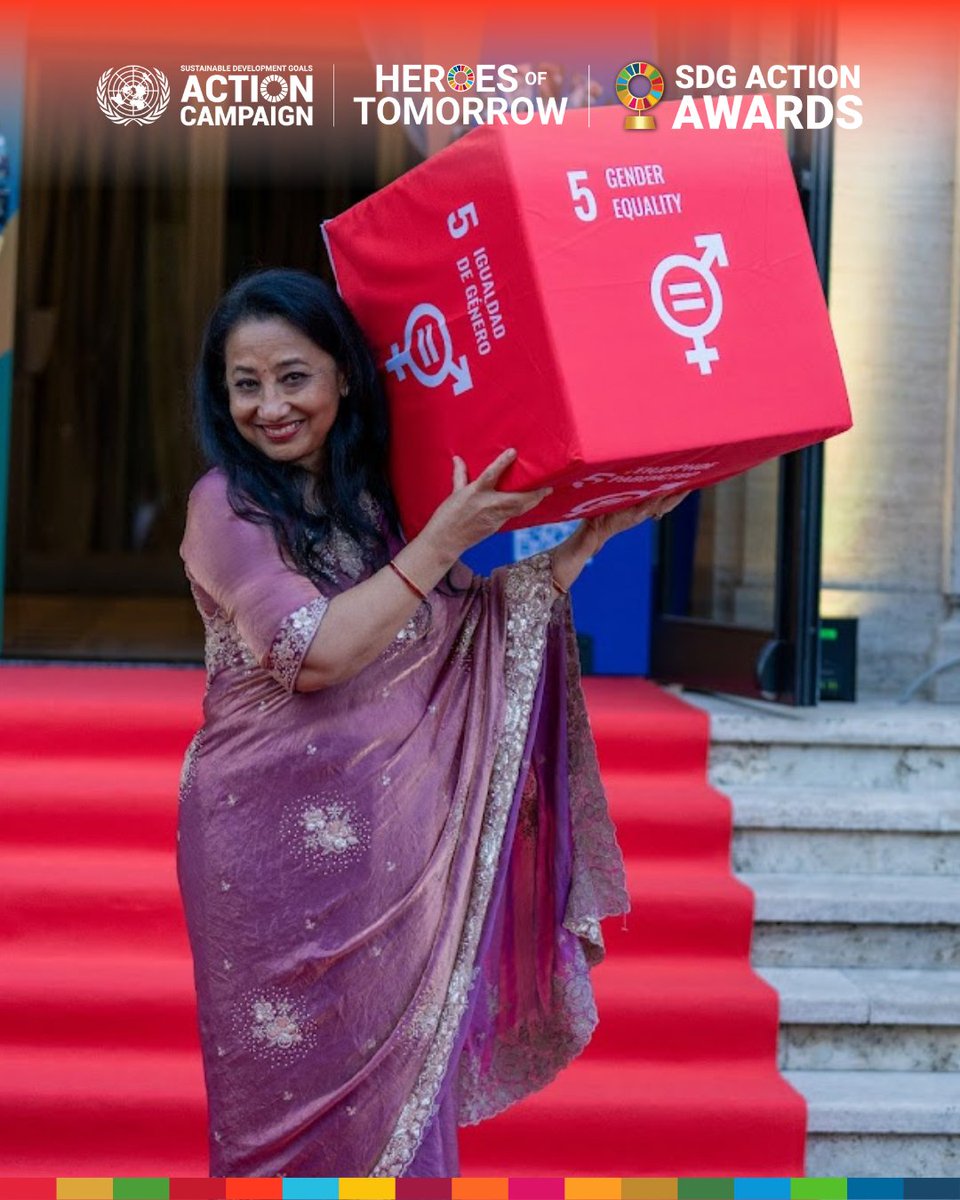 SDGaction's tweet photo. This week, we celebrate the women &amp; girls driving change across continents.

💼 Women’s economic empowerment
🗳 Political participation &amp; leadership
✊ Ending gender-based violence

Join us as we spotlight the women shaping the future—now.

#ForAllWomenAndGirls #IWD2026 https://t.co/8osd1de6xA