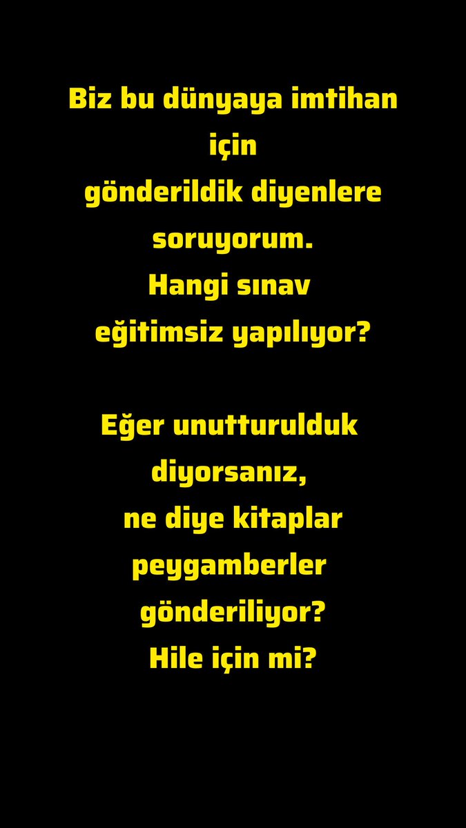 Dinler yüzünden savaşlar çıkıyor, çocuklar nesiller yok oluyor farkında değil misiniz?