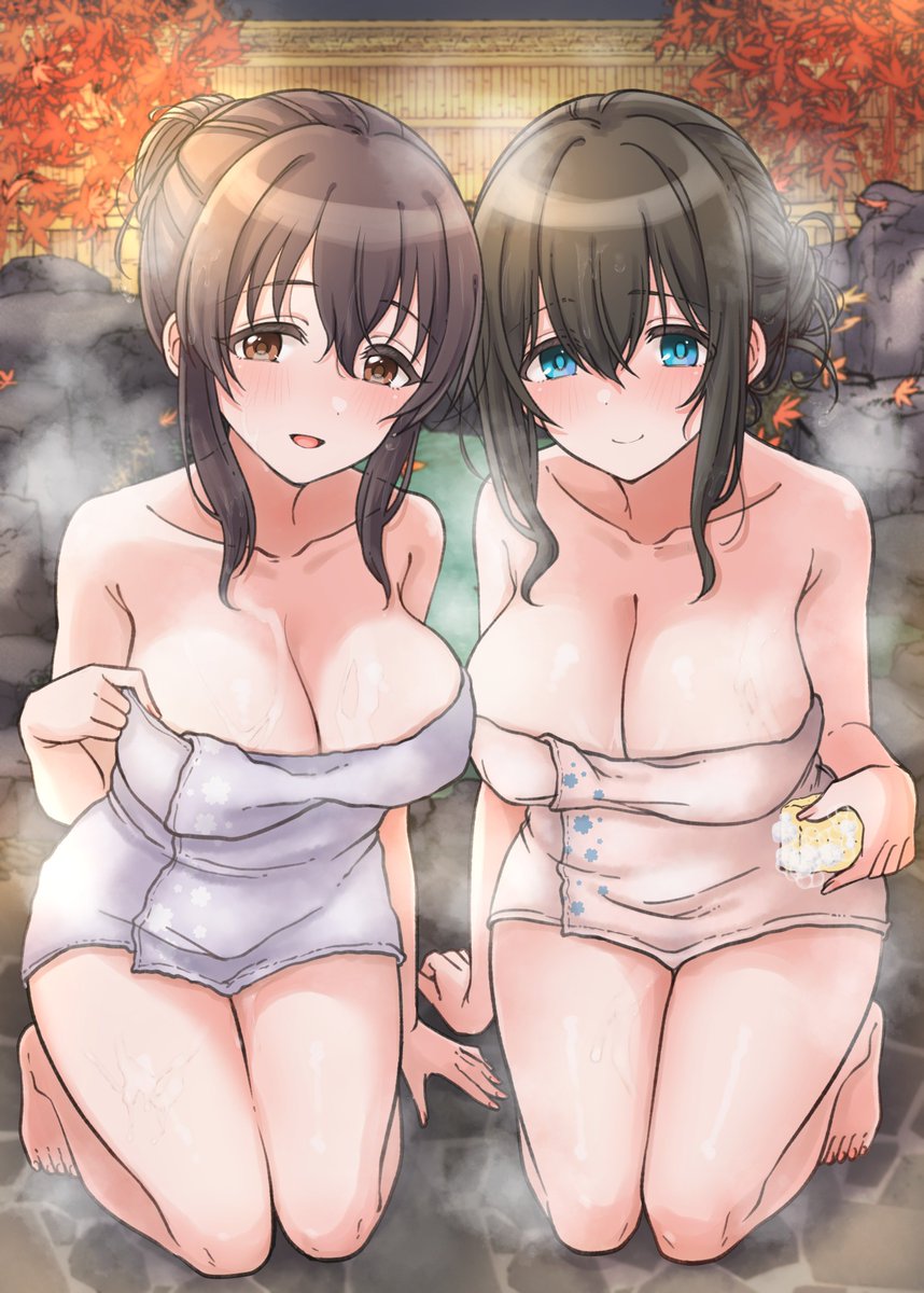 【skeb】月下氷姫温泉 