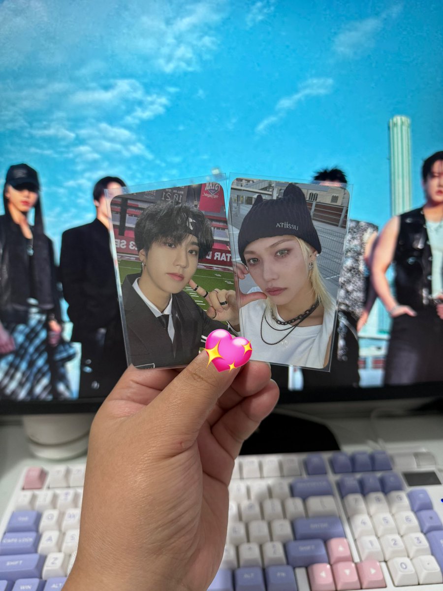ETHERlELLE's tweet photo. — *˖◛⁺♡ hello @honeydanii_ !! thank you so much for letting me adopt these pcs, han &amp; lix came home safely po 😊🫶🏻 https://t.co/T3lkNMKtT7