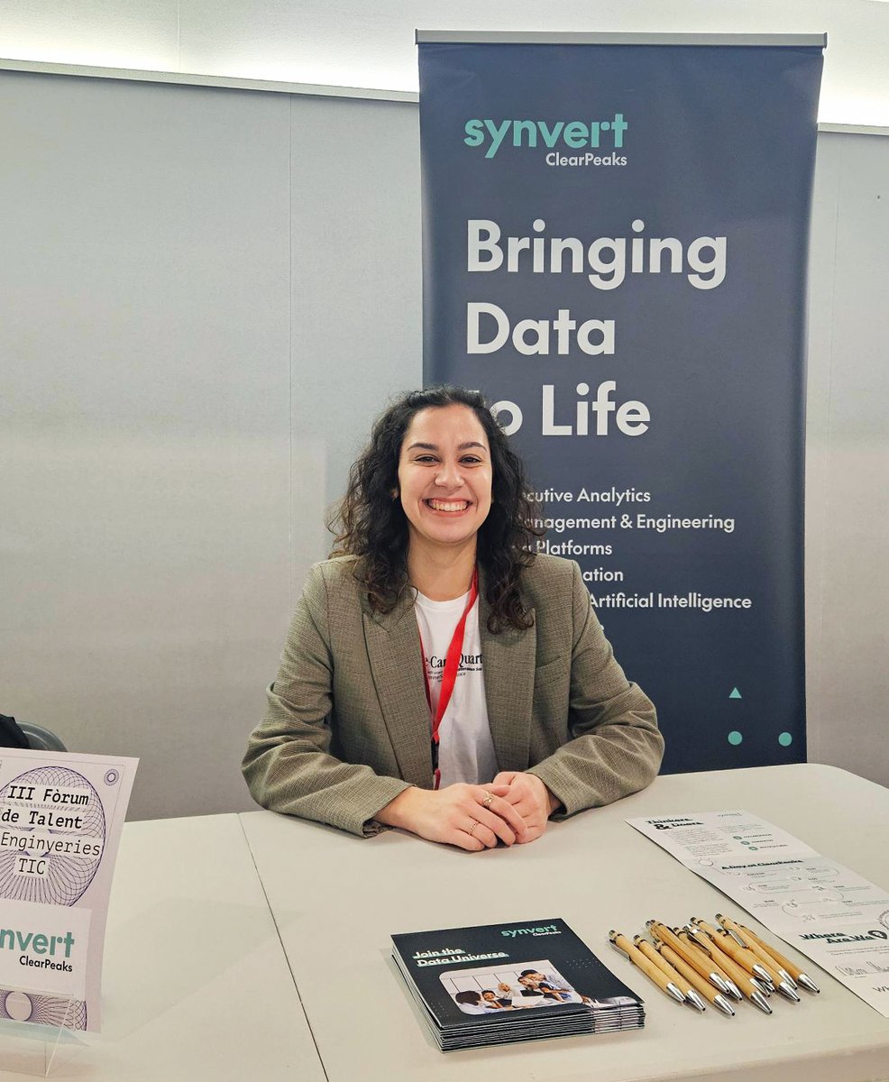 Join us tomorrow at the <a href="/UPFBarcelona/">UPF Barcelona</a> Poblenou Campus, learn about ClearPeaks, and how you can build a career in data and analytics! 

We look forward to meeting you! hubs.la/Q04579S80

#data #analytics #hiring #barcelona #ai #bigdata #cloud #webdevelopment