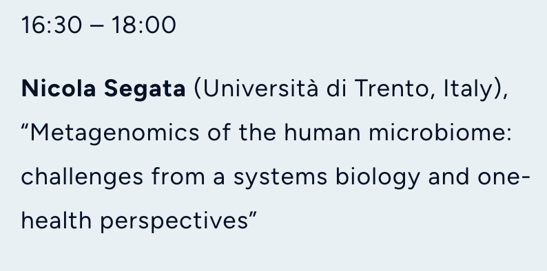 Segata Lab tweet media