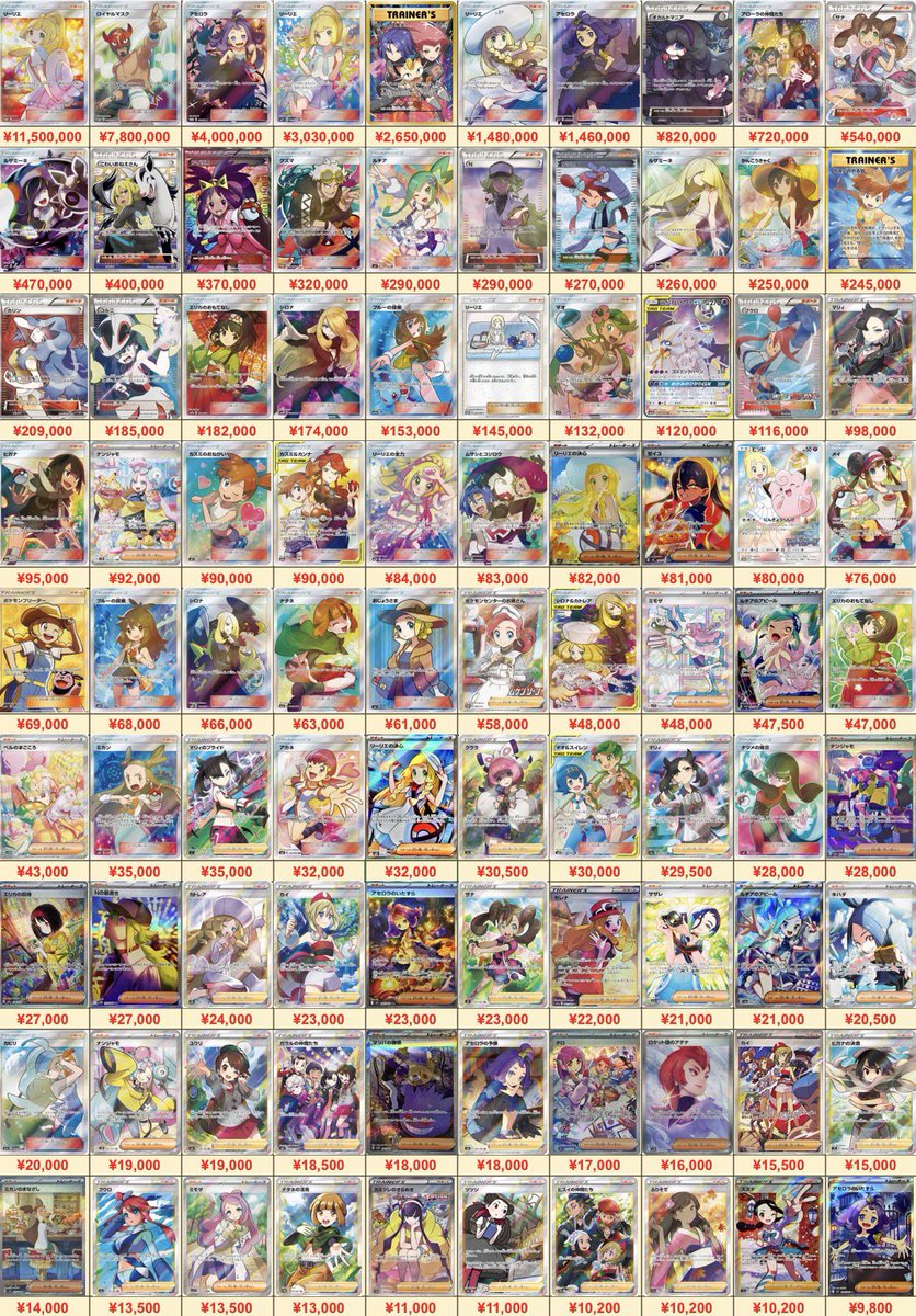 3/2 ポケカ PSA10 郵送 買取表 激アツにしました。 急ぎで作ったので